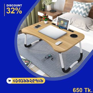 Smart Portable Laptop Table, Study table, Bed Table